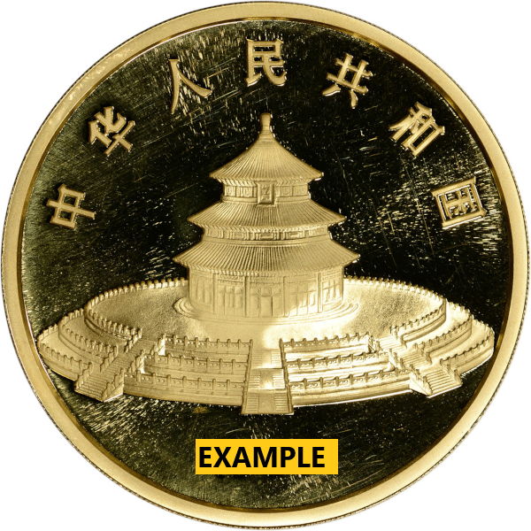 CHINESE GOLD  - 5 OZ CHINESE GOLD PANDA - 5GPA