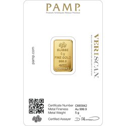 PAMP Suisse Fortuna 5g .9999 Gold Bar