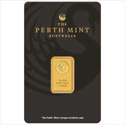 5 GRAM GOLD BAR PERTH