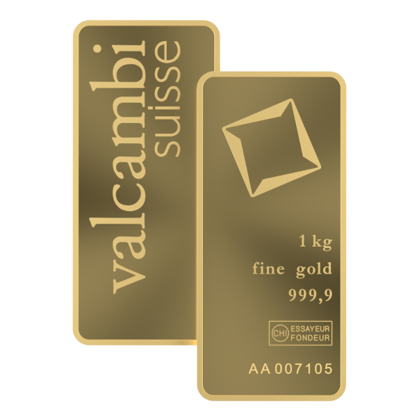 KILO GOLD BAR VALCAMBI MINTED