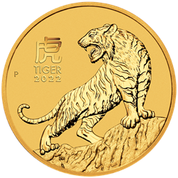 2022 1/10 OZ PERTH MINT GOLD TIGER
