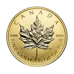 1/2 oz Canadian Gold Maple Leaf