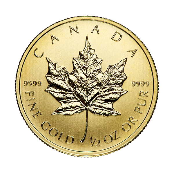 CANADIAN GOLD - 1/2 OZ CANADIAN GOLD MAPLE LEAF (IN PLASTIC) - .5MAP