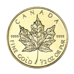 1/2 oz Canadian Gold Maple Leaf