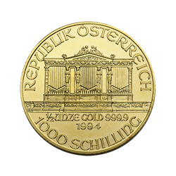 1/2 oz Austrian Gold Philharmonic