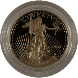 1/2 OZ AMERICAN GOLD EAGLE PROOF (CAPSULE ONLY)