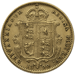 English Gold Half Sovereign