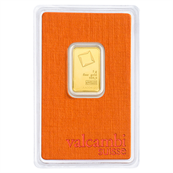 Valcambi 5g .9999 Gold Bar