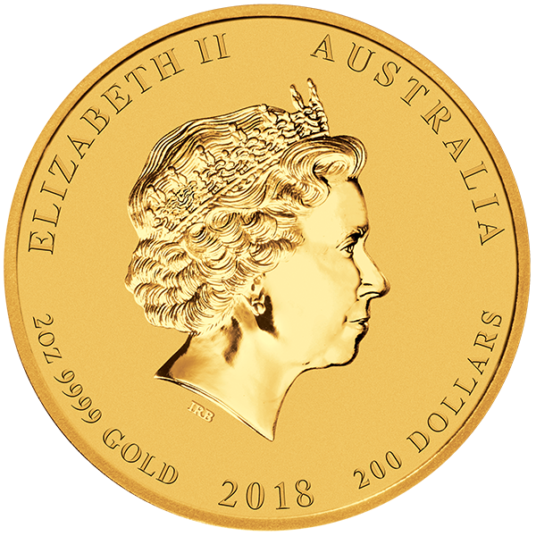 AUSTRALIAN GOLD - 2018 2 OZ PERTH GOLD DOG - 2GPDO18