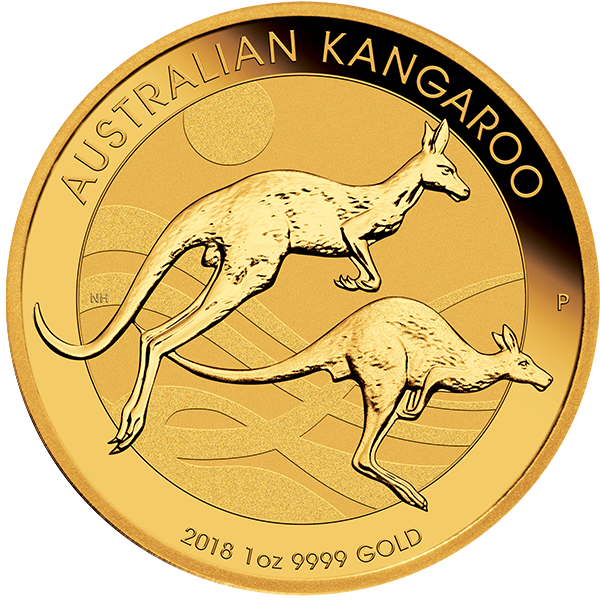 AUSTRALIAN GOLD - 2018 1 OZ PERTH GOLD KANGAROO - 1GKA18
