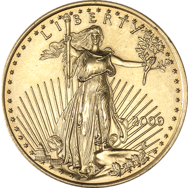 AMERICAN GOLD EAGLE - 1/4 OZ AMERICAN GOLD EAGLE SCRUFFY - .25EAGLELP