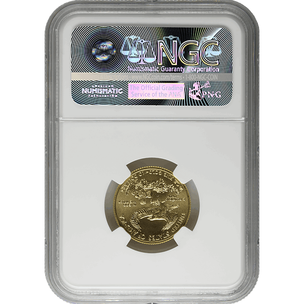 AMERICAN GOLD EAGLE NGC AND PCGS - 2016 1/4 OZ AMERICAN GOLD EAGLE NGC MS70 - .25GE16N70