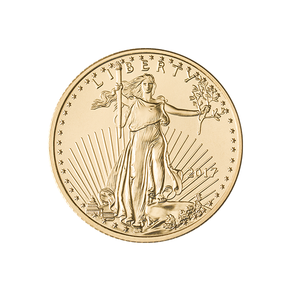 AMERICAN GOLD EAGLE  - 2017 1/4 OZ AMERICAN GOLD EAGLE - .25GE17