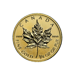 1/4 oz Canadian Gold Maple Leaf