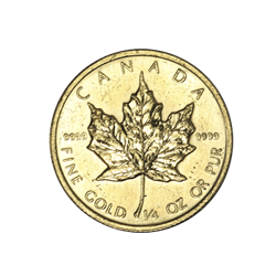 1/4 oz Canadian Gold Maple Leaf