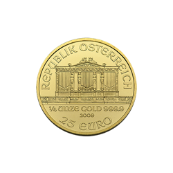 1/4 oz Austrian Gold Philharmonic