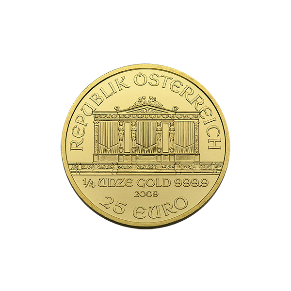 AUSTRIAN GOLD PHILHARMONIC - 1/4 OZ AUSTRIAN GOLD PHILHARMONIC - .25PHIL