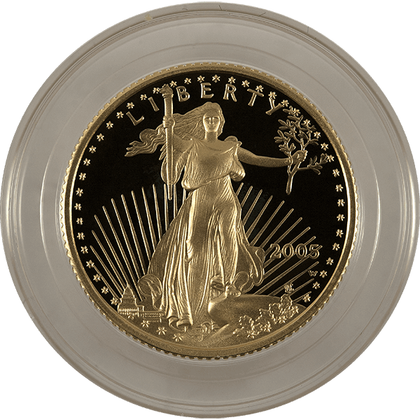 AMERICAN PROOF GOLD EAGLE - 1/4 OZ AMERICAN GOLD EAGLE PROOF (CAPS OR SLABS) - .25PRFGECO