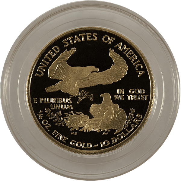 AMERICAN PROOF GOLD EAGLE - 1/4 OZ AMERICAN GOLD EAGLE PROOF (CAPS OR SLABS) - .25PRFGECO