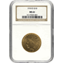 $10 U.S. GOLD INDIAN NGC61