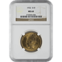 $10 U.S. GOLD INDIAN NGC64