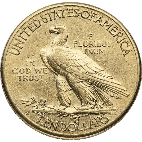 $10 U.S. GOLD INDIAN XF