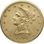$10 U.S. GOLD LIBERTY AU