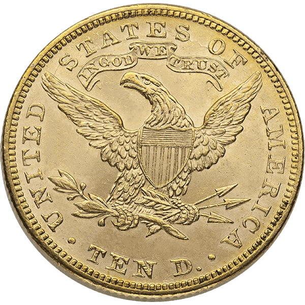 $10 U.S. GOLD LIBERTY BU