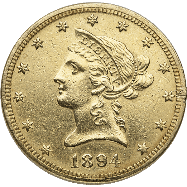 $10 U.S. GOLD LIBERTY LP