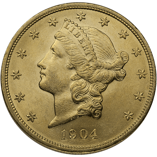 $20 U.S. GOLD LIBERTY BU