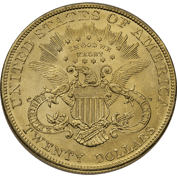 $20 U.S. GOLD LIBERTY BU