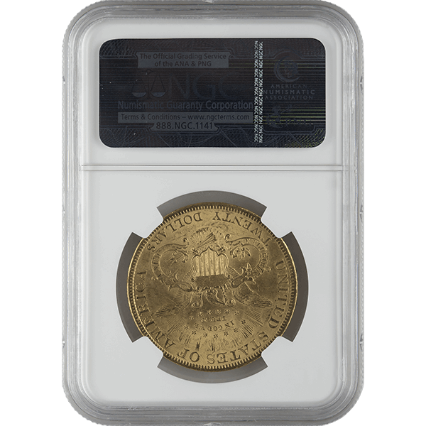 $20 U.S. GOLD LIBERTY NGC62