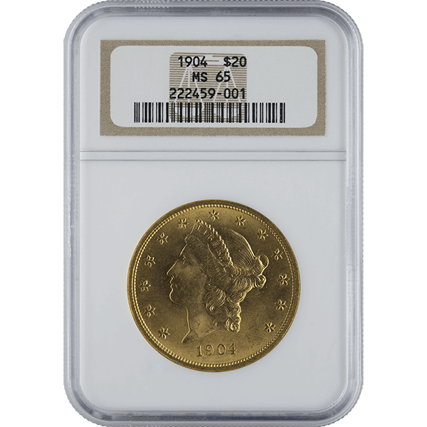 U.S. GOLD - $20 U.S. GOLD LIBERTY NGC65 - R20LIBNGC65