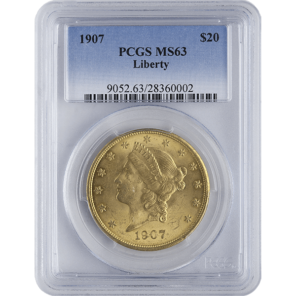 U.S. GOLD - $20 U.S. GOLD LIBERTY PCGS63 - R20LIBPCGS63