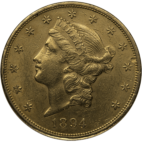 $20 U.S. GOLD LIBERTY XF