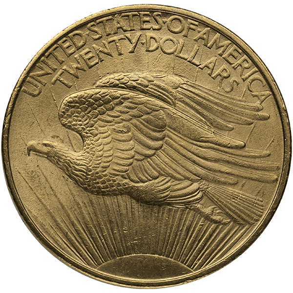 $20 U.S. GOLD SAINT AU