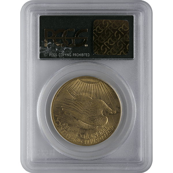 $20 U.S. GOLD SAINT PCGS61