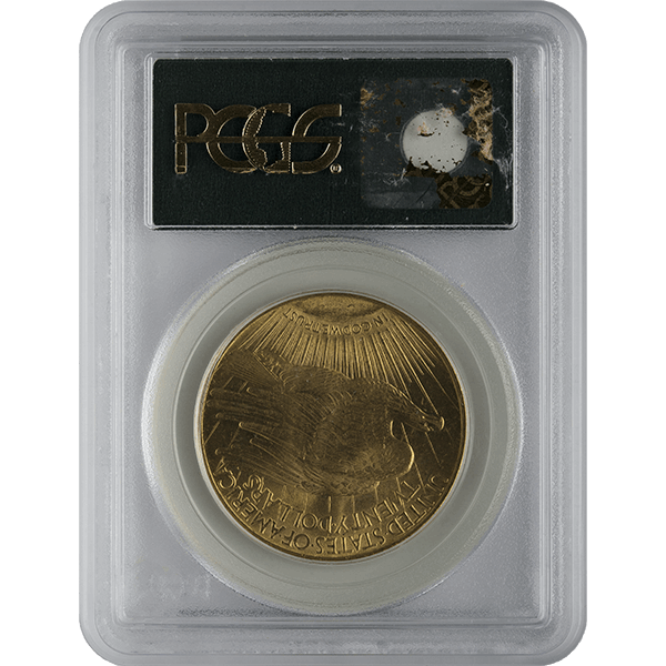 $20 U.S. GOLD SAINT PCGS63