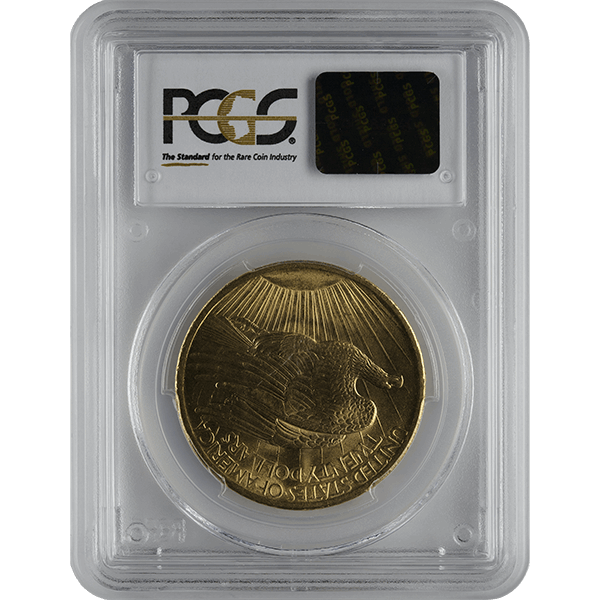 $20 U.S. GOLD SAINT PCGS64 NO MOTTO