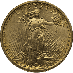 $20 U.S. GOLD SAINT XF