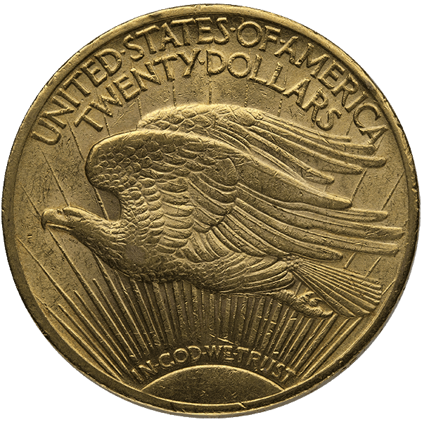 $20 U.S. GOLD SAINT XF