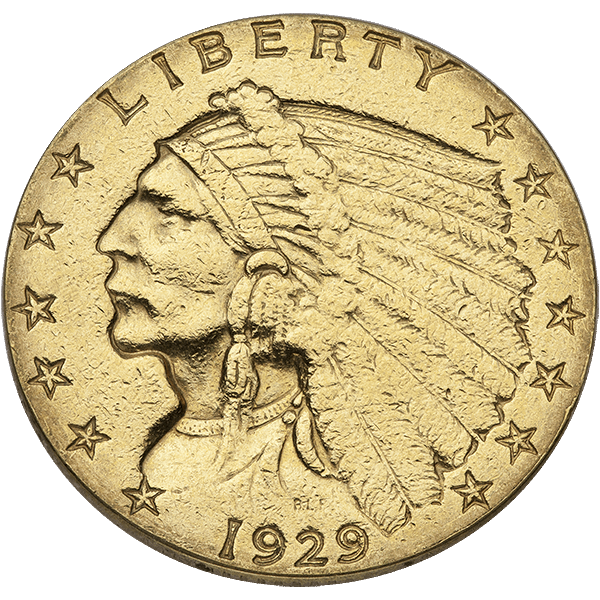 $2.5 U.S GOLD INDIAN LP