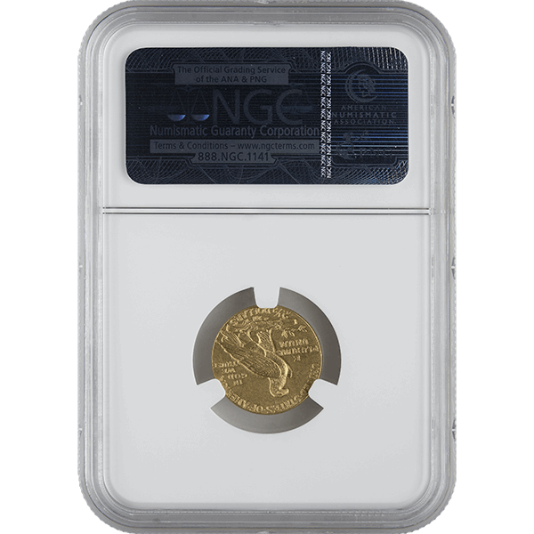 $2.5 U.S. GOLD INDIAN NGC61