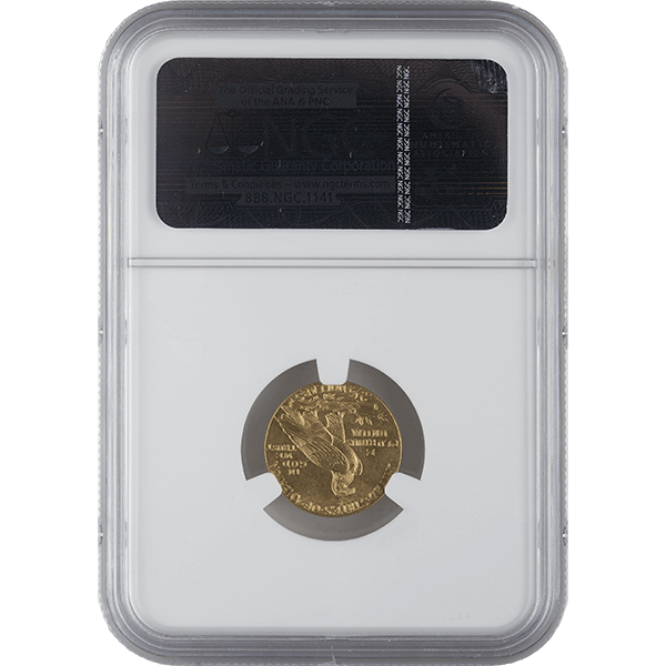$2.5 U.S. GOLD INDIAN NGC63