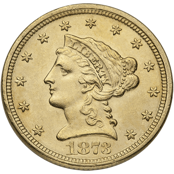 $2.5 U.S. GOLD LIBERTY BU