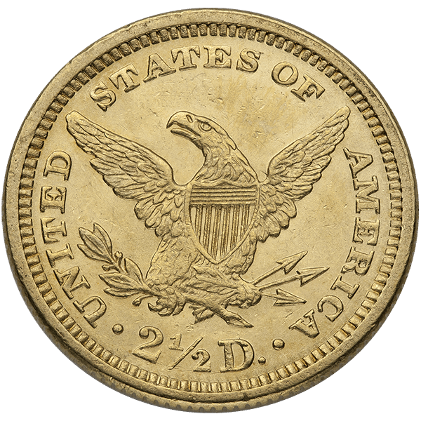 $2.5 U.S. GOLD LIBERTY BU