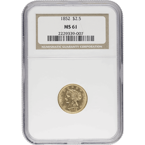 U.S. GOLD - $2.5 U.S. GOLD LIBERTY NGC61 - R2.5LIBNGC61