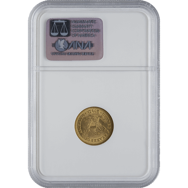 $2.5 U.S. GOLD LIBERTY NGC63
