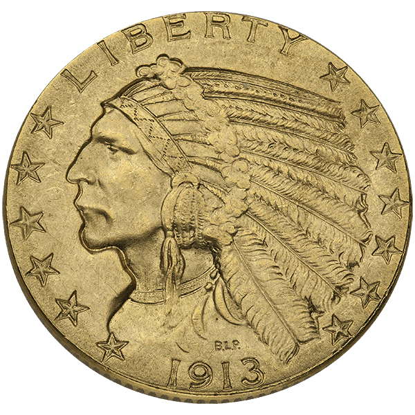 $5 U.S. GOLD INDIAN BU