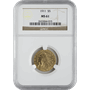 $5 U.S. GOLD INDIAN NGC61